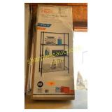 HDX black utility shelf