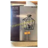 Home decorations semi flush mount - bronze