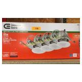 Commercial electric housing and LED trim combo