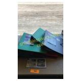 5 five star binders, pack of erasers