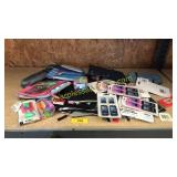 Pencil cases, erasers, school items