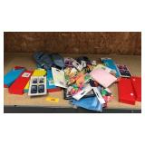 Pencil cases, erasers, school items