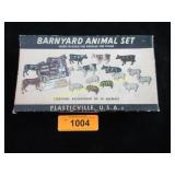Vintage railroad train barnyard animal set