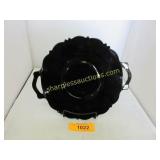 Vintage black amethyst cookie tray.