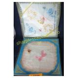 Vintage 2 Fancy handkerchiefs in original boxes.