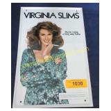 Vintage Virginia slims advertising sign.