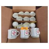 Box lot of vintage Boy Scout 15 mugs
