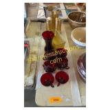 Cup set, pitcher, glasses