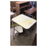 Kids folding table and chairs