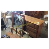 Dresser and mirror