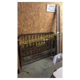 Wooden bed frame and rails