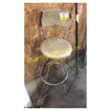 Bar height vintage chair