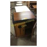 Antique record cabinet