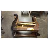 Antique dresser mirror harps