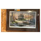 Terry Redlin signed & framed print