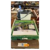 Outdoor holiday decor, travel cooler