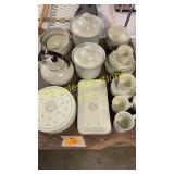 Pfaltzgraff dishes, cannisters, cups, plates