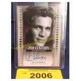 Autographed card Eric Roberts.  Pop Century.