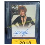 Autographed card, Jill St. John   007 movie