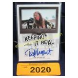 Autographed card, Ted Nugent (Leaf Trading card).