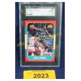 Graded 1986-87 Mark Aguirre Fleer Basketball
