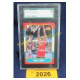 Graded 1986-87 Sidney Green Fleer Basketball Card