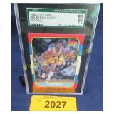 Graded 1986-87 Bryon Scott Fleer Basketball Card