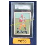 Graded 2009 Topps Mark Sanchez Football Card.