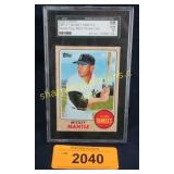 Graded 2010 Topps Mickey Mantle Baseball Card