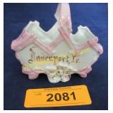 Vintage Davenport Iowa souvenir basket