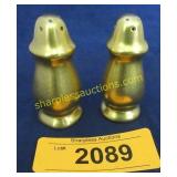 Vintage signed gold Picard salt and pepper