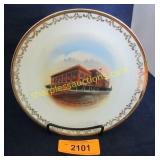 Vintage 5th Avenue Moline Illinois hand painted