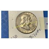 1956 Franklin silver 50 Cent piece