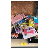 Pencil cases, erasers, school supplies