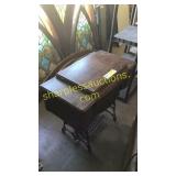 Antique treadle sewing machine