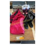 Winter jacket kids med, snowboots 13.5