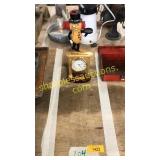 Clock, Mr. Peanut figurine