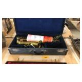 Saxophone with case