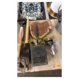 Wooden slab, Tool handles, saws