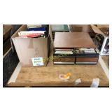 Entertainment organizer, books