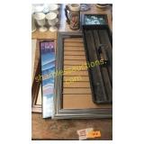 Picture frames, tool organizer