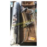 Work light, vintage wringer