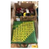 Model cars, John deer seat cushion