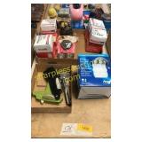 Outdoor light, label makers, oil filters