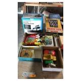 Toys, kid records, Mickey Mouse