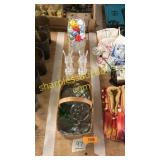 Glass Reindeer set, frogs