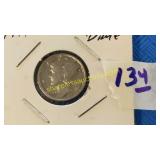 1944 Mercury Dime