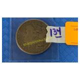 1878 Morgan dollar coin