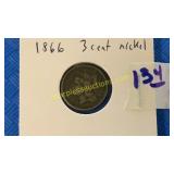 1866 3 cent nickel