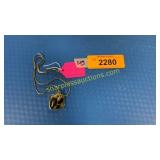 .925 necklace and stone pendant